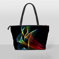 Peacock Symphony, Abstract Rainbow Music Large Shoulder Bag from ArtsNow.com Back