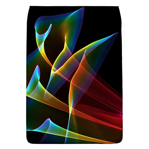 Peacock Symphony, Abstract Rainbow Music Removable Flap Cover (Large) from ArtsNow.com Front