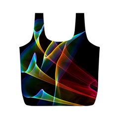 Peacock Symphony, Abstract Rainbow Music Reusable Bag (M) from ArtsNow.com Back