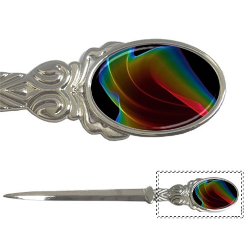 Liquid Rainbow, Abstract Wave Of Cosmic Energy  Letter Opener from ArtsNow.com Front