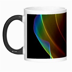 Liquid Rainbow, Abstract Wave Of Cosmic Energy  Morph Mug from ArtsNow.com Left