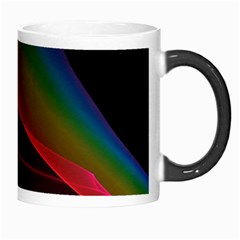 Liquid Rainbow, Abstract Wave Of Cosmic Energy  Morph Mug from ArtsNow.com Right