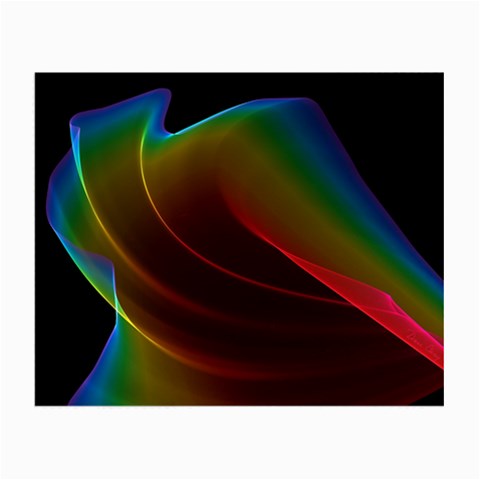 Liquid Rainbow, Abstract Wave Of Cosmic Energy  Glasses Cloth (Small) from ArtsNow.com Front