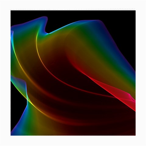 Liquid Rainbow, Abstract Wave Of Cosmic Energy  Glasses Cloth (Medium) from ArtsNow.com Front