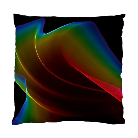 Liquid Rainbow, Abstract Wave Of Cosmic Energy  Cushion Case (Two Sided)  from ArtsNow.com Front