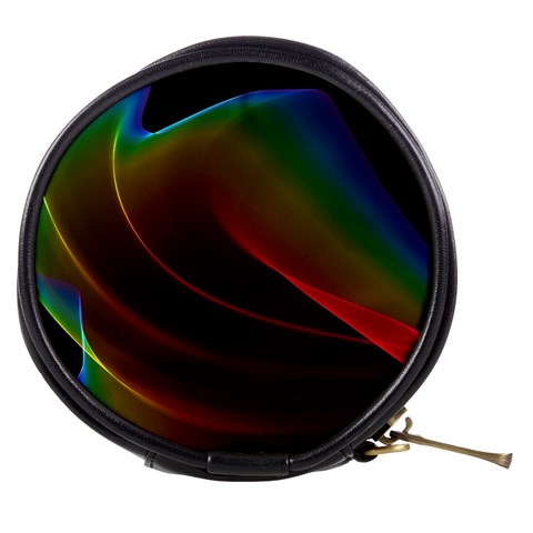 Liquid Rainbow, Abstract Wave Of Cosmic Energy  Mini Makeup Case from ArtsNow.com Front