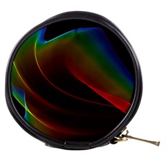 Liquid Rainbow, Abstract Wave Of Cosmic Energy  Mini Makeup Case from ArtsNow.com Front