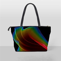 Liquid Rainbow, Abstract Wave Of Cosmic Energy  Large Shoulder Bag from ArtsNow.com Back