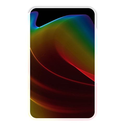 Liquid Rainbow, Abstract Wave Of Cosmic Energy  Memory Card Reader (Rectangular) from ArtsNow.com Front