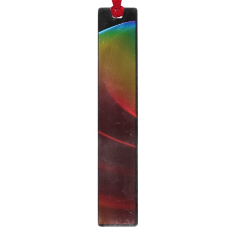 Liquid Rainbow, Abstract Wave Of Cosmic Energy  Large Bookmark from ArtsNow.com Front