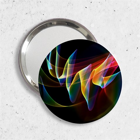 Northern Lights, Abstract Rainbow Aurora Handbag Mirror (2.25 ) from ArtsNow.com Front