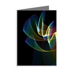 Northern Lights, Abstract Rainbow Aurora Mini Greeting Card (8 Pack) from ArtsNow.com Right