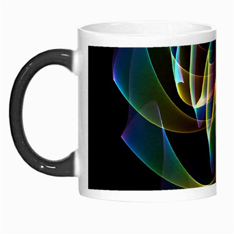 Northern Lights, Abstract Rainbow Aurora Morph Mug from ArtsNow.com Left