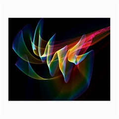 Northern Lights, Abstract Rainbow Aurora Glasses Cloth (Small, Two Sided) from ArtsNow.com Front