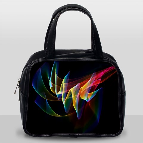 Northern Lights, Abstract Rainbow Aurora Classic Handbag (Two Sides) from ArtsNow.com Back