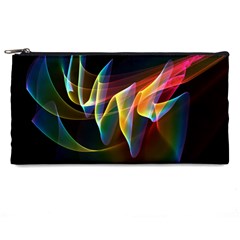 Northern Lights, Abstract Rainbow Aurora Pencil Case from ArtsNow.com Front