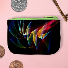 Northern Lights, Abstract Rainbow Aurora Coin Change Purse from ArtsNow.com Back