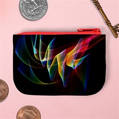 Northern Lights, Abstract Rainbow Aurora Coin Change Purse from ArtsNow.com Back