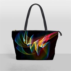 Northern Lights, Abstract Rainbow Aurora Large Shoulder Bag from ArtsNow.com Front