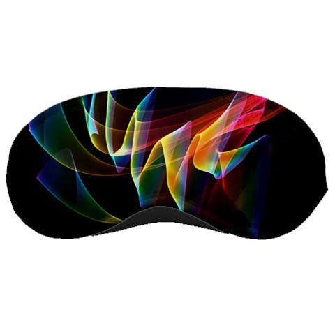 Northern Lights, Abstract Rainbow Aurora Sleeping Mask from ArtsNow.com Front