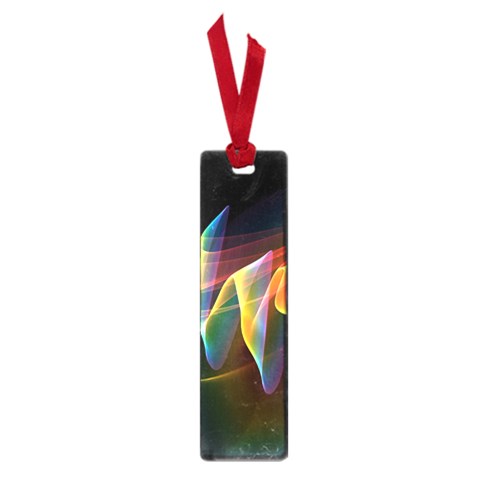 Northern Lights, Abstract Rainbow Aurora Small Bookmark from ArtsNow.com Front