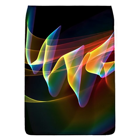 Northern Lights, Abstract Rainbow Aurora Removable Flap Cover (Small) from ArtsNow.com Front