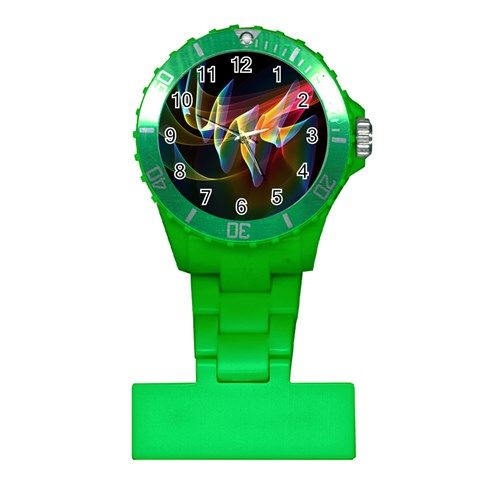 Northern Lights, Abstract Rainbow Aurora Nurses Watch from ArtsNow.com Front