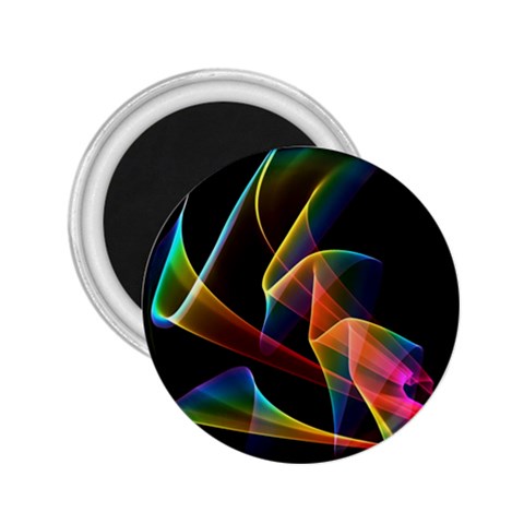 Crystal Rainbow, Abstract Winds Of Love  2.25  Button Magnet from ArtsNow.com Front