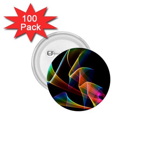 Crystal Rainbow, Abstract Winds Of Love  1.75  Button (100 pack) from ArtsNow.com Front