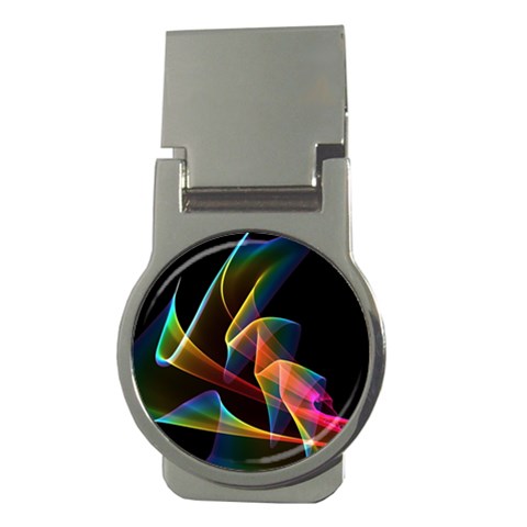 Crystal Rainbow, Abstract Winds Of Love  Money Clip (Round) from ArtsNow.com Front