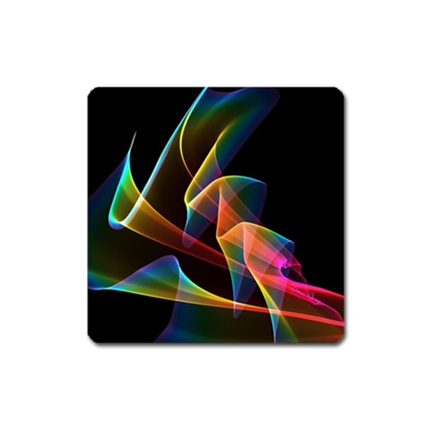 Crystal Rainbow, Abstract Winds Of Love  Magnet (Square) from ArtsNow.com Front