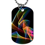 Crystal Rainbow, Abstract Winds Of Love  Dog Tag (Two-sided) 