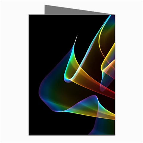 Crystal Rainbow, Abstract Winds Of Love  Greeting Card from ArtsNow.com Right