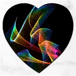 Crystal Rainbow, Abstract Winds Of Love  Jigsaw Puzzle (Heart)