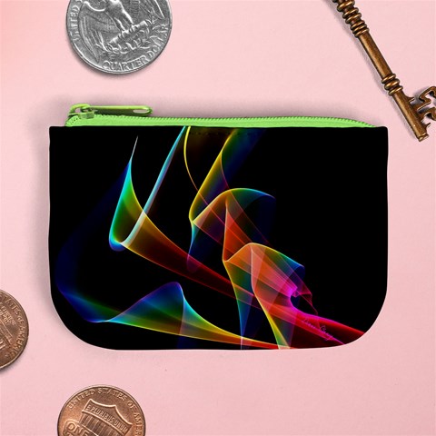 Crystal Rainbow, Abstract Winds Of Love  Coin Change Purse from ArtsNow.com Front