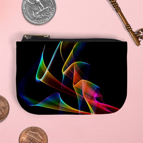 Crystal Rainbow, Abstract Winds Of Love  Coin Change Purse from ArtsNow.com Front