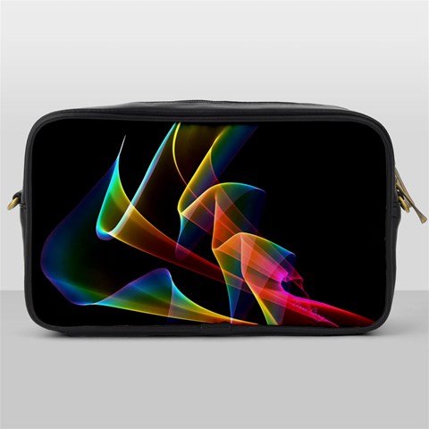 Crystal Rainbow, Abstract Winds Of Love  Travel Toiletry Bag (One Side) from ArtsNow.com Front