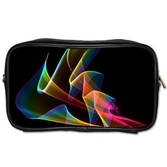 Crystal Rainbow, Abstract Winds Of Love  Travel Toiletry Bag (Two Sides) from ArtsNow.com Front