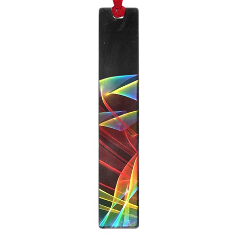 Dancing Northern Lights, Abstract Summer Sky  Large Bookmark from ArtsNow.com Front