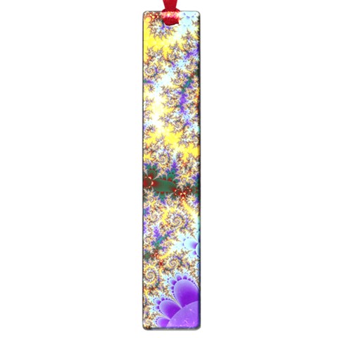 Desert Winds, Abstract Gold Purple Cactus  Large Bookmark from ArtsNow.com Front