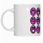 Chronic Pain Emoticons White Coffee Mug