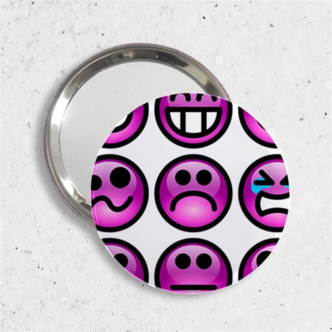 Chronic Pain Emoticons Handbag Mirror (2.25 ) from ArtsNow.com Front