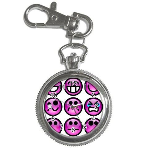 Chronic Pain Emoticons Key Chain Watch from ArtsNow.com Front