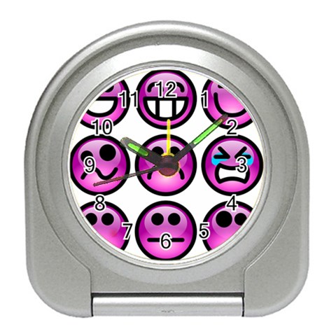 Chronic Pain Emoticons Desk Alarm Clock from ArtsNow.com Front