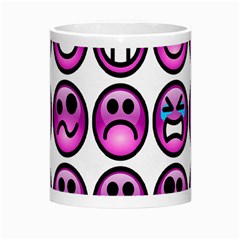 Chronic Pain Emoticons Morph Mug from ArtsNow.com Center