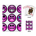 Chronic Pain Emoticons Playing Cards Single Design