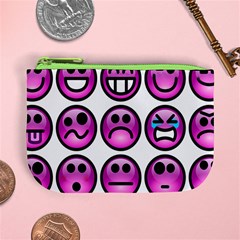 Chronic Pain Emoticons Coin Change Purse from ArtsNow.com Front