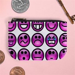 Chronic Pain Emoticons Coin Change Purse from ArtsNow.com Front