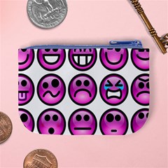 Chronic Pain Emoticons Coin Change Purse from ArtsNow.com Back