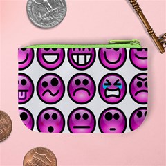 Chronic Pain Emoticons Coin Change Purse from ArtsNow.com Back